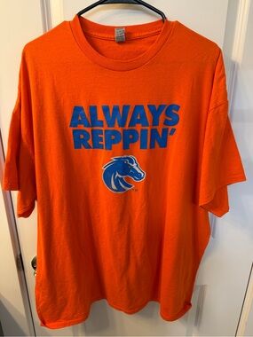 Boise State Broncos Orange 'Always Reppin'' Graphic Tee